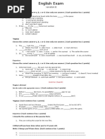 11 English Exam 2 Variation