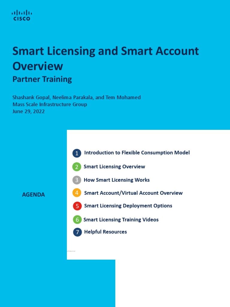 PIW Managing Smart Licensing With The Flexible Consumption Model | PDF ...