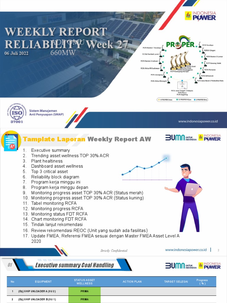 Laporan Asset Wellness Reliabilty Adp Omu Week 27 | PDF | Mechanical ...