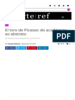 El toro de Picasso_ do acadêmico ao abstrato - ArteRef
