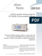 Aeroflex Land ApplicationNote 2945B EDACS Repeater