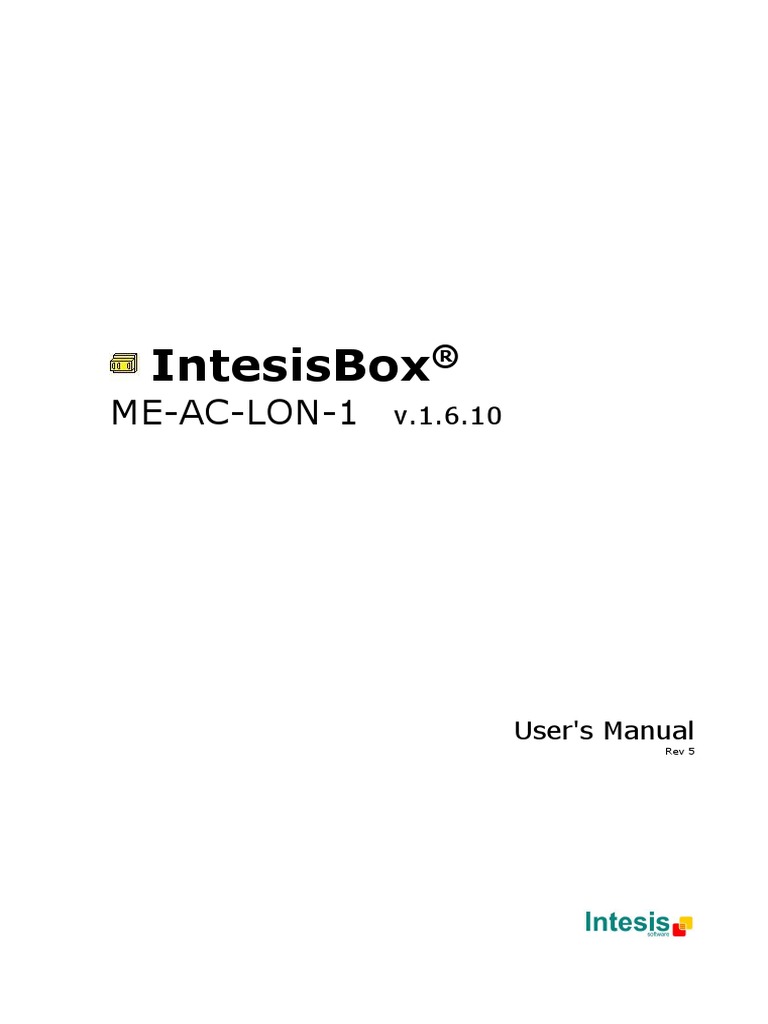 IntesisBox MEACLON1 User Manual PDF
