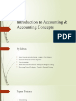 Accounting - Concepts & Conventions