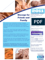 Massage For Friends and Family: Course Number: 27339
