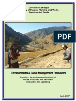 Environmental and Social Management Framework Main Report