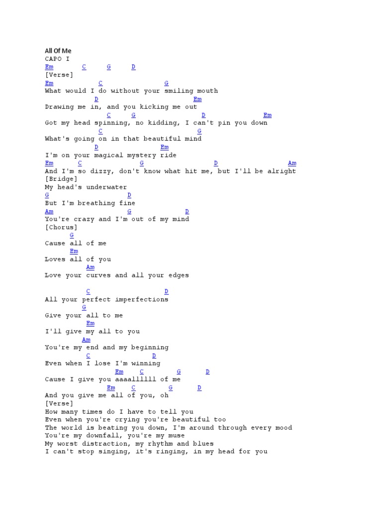 All of Me | PDF