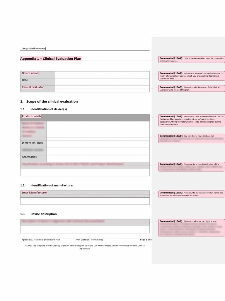 19.1 Appendix 1 Clinical Evaluation Plan Integrated Preview en | PDF