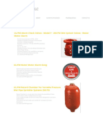 UL - FM Alarm Check Valves 250 PSI - Water Motor Gong