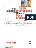 i Congreso Sobre Derecho Penal y CriminologÍa (Tsj)