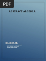 Abstract Algebra by Rashid Ali