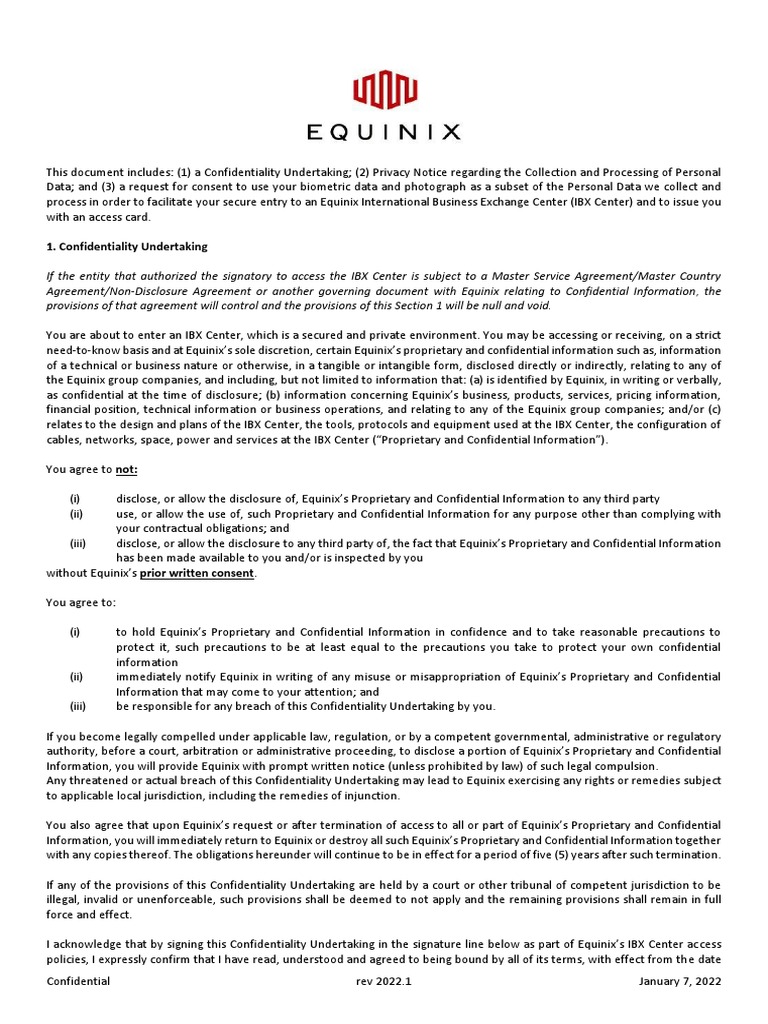 Digital Access Form