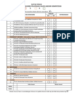 Daftar Periksa Kelengkapan Dok