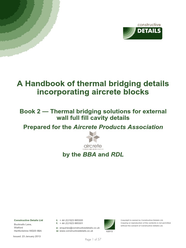 Constructive Details Handbook Full Fill | PDF | Building Insulation | Wall