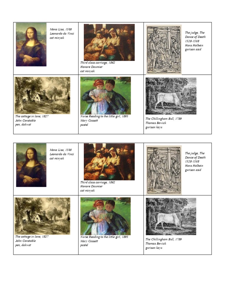 Mona Lisa PDF Paintings