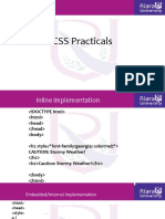 CSS Practicals