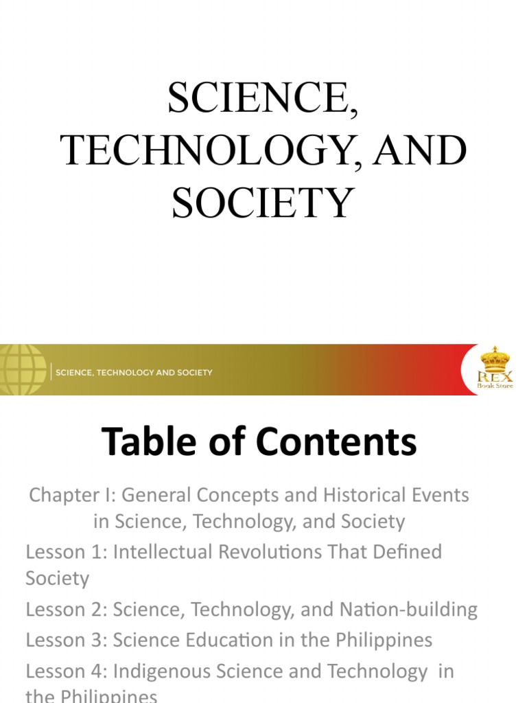 Science Technology and Society Chapter 1 | PDF | Science | Science ...