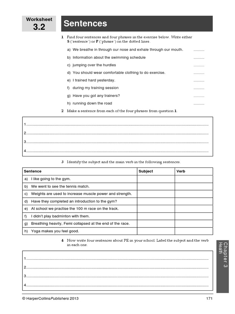 Skimming & ScanningWorksheets911 PDF Gym Physical Fitness