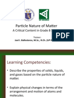 Particle Nature of Matter