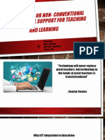 4.2 Digital Tools or Non-Conventional Instructional Support For Teaching and Learning