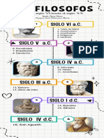 Infografía Cronología Línea de Tiempo Doodle A Mano Colorido Blanco