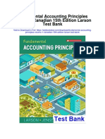 Fundamental Accounting Principles Volume 1 Canadian 15th Edition Larson Test Bank