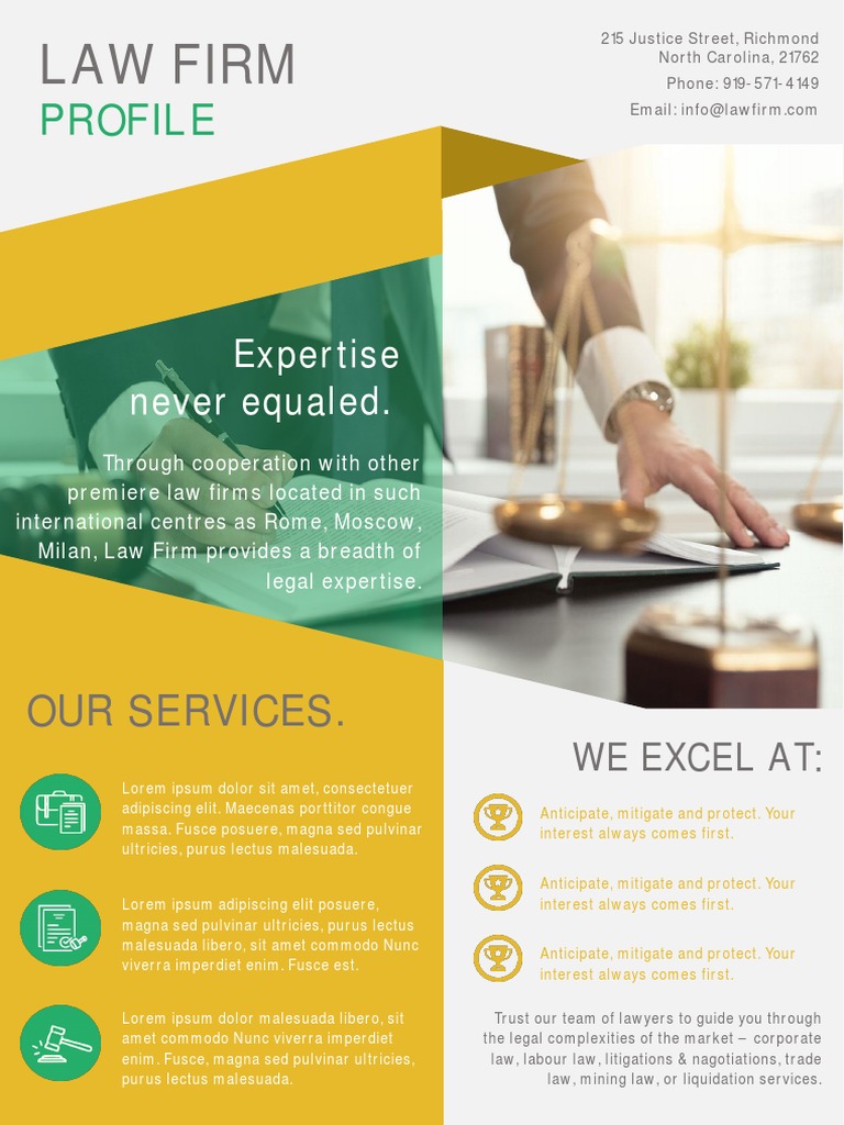 Law Firm Profile and Services Overview | PDF | Law | Computers