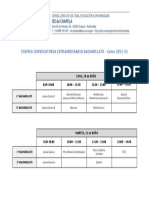 Exames Convocatoria Extraordinaria 21-22-0