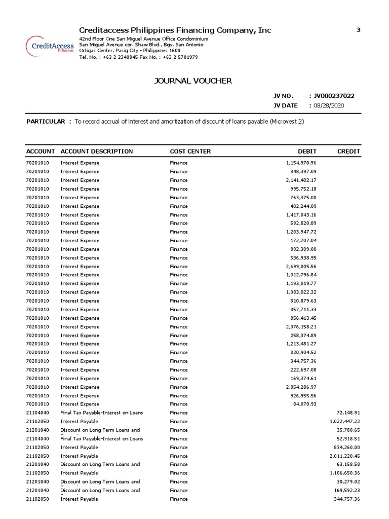 Journal Voucher Format Pdf Free Download