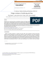 Fatigue Resistance of Reinforcing Steel Bars