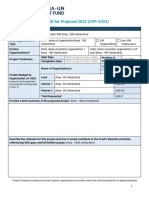 CFP-2023 - Project Proposal Template