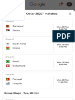 Qatar World Cup 2022 Schedule - Google Search 2