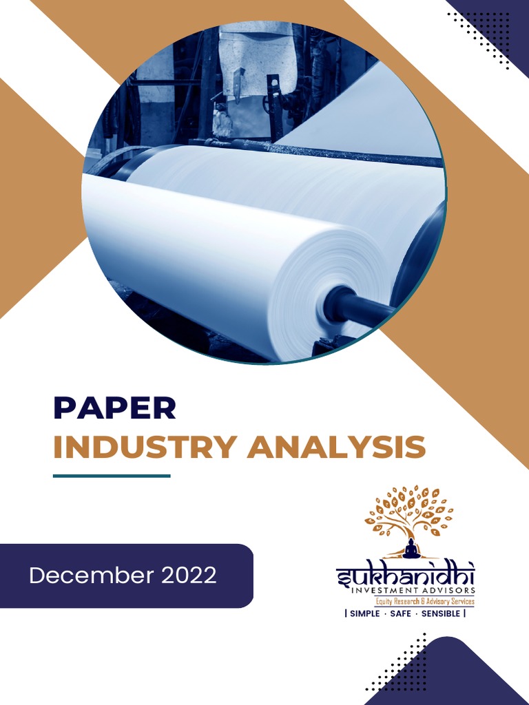 Paper Industry Full Analysis PDF Paper Plastic