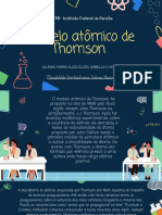 IFPB-Instituto Federal Da Paraíba: Modelo Atômico de Thomson