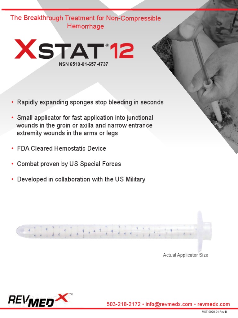 Hemostatic Device for Rapid Bleeding Control | PDF | Technology ...