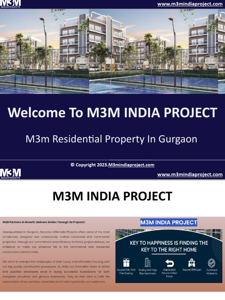 M3m Residential Property in Gurgaon | PDF