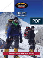 Cho Oyu 2023 Trip Notes