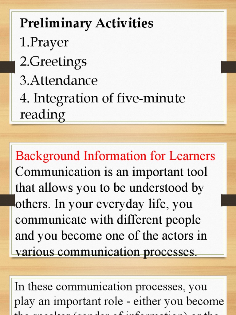 Role and Responsibilities of Speaker PDF Communication Speech