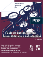 Guía Estilo Pobreza Vulnerabilidade e Voluntariado - Eapn Galicia
