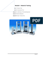 Materials Science and Engineering Lab Module 1