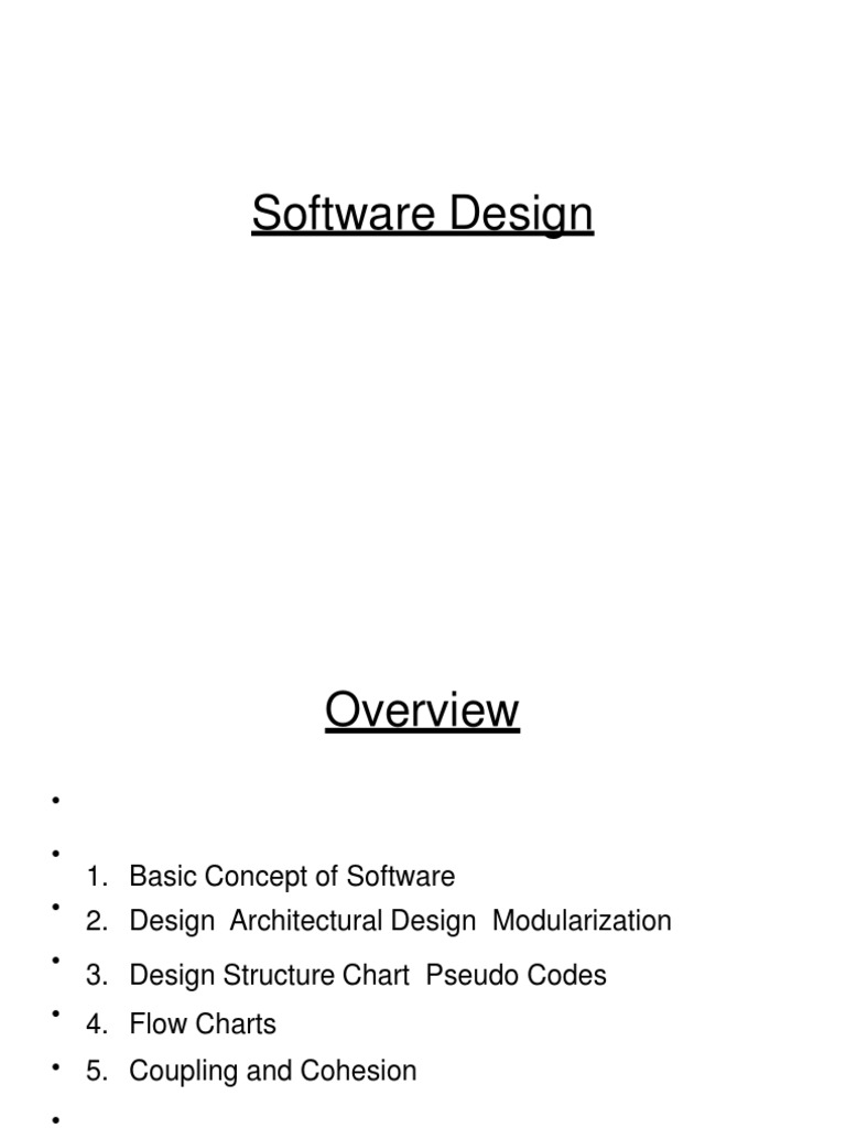 Lecture 03A - Software Design Basics | PDF | Computer Program | Programming