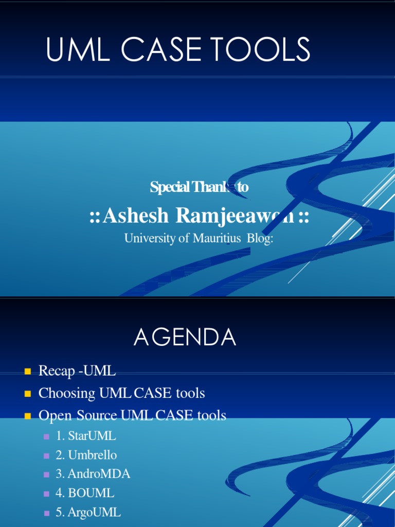 Lecture 01 UML Case Tools Download Free PDF Operating System Linux