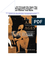 Gardners Art Through The Ages The Western Perspective Volume 1 13th Edition Kleiner Test Bank