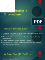 An Introduction To Structuralism