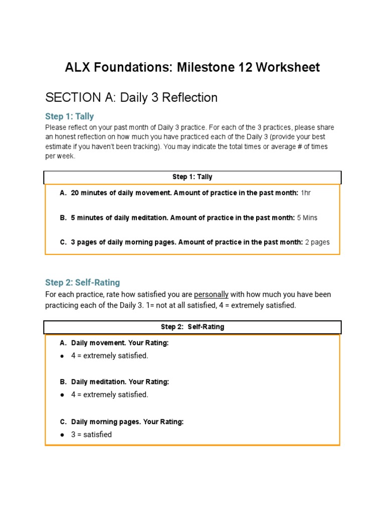 ALX Foundations: Monthly Reflection Guide | PDF | Data Science | Data