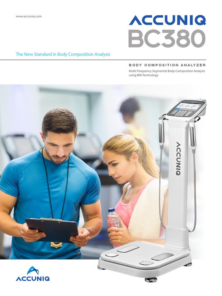 Accuniq Body Composition Analyzer Model Bc 380 (1) | PDF | Adipose ...