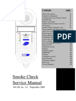 Micro Medical Smoke Check - Service Manual
