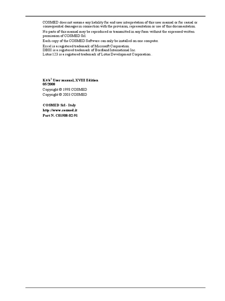 Cosmed_K4_b2_Spirometer__Service_manual PDF Personal Computers