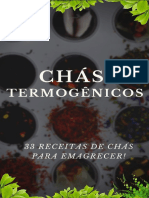 33 Receitas de Chás Termogenicos