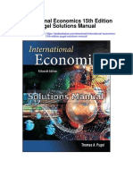 International Economics 15th Edition Pugel Solutions Manual