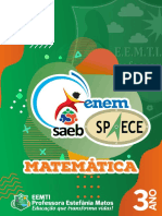 Apostila 3º Ano Enem, Saeb e Spaece de Matemática